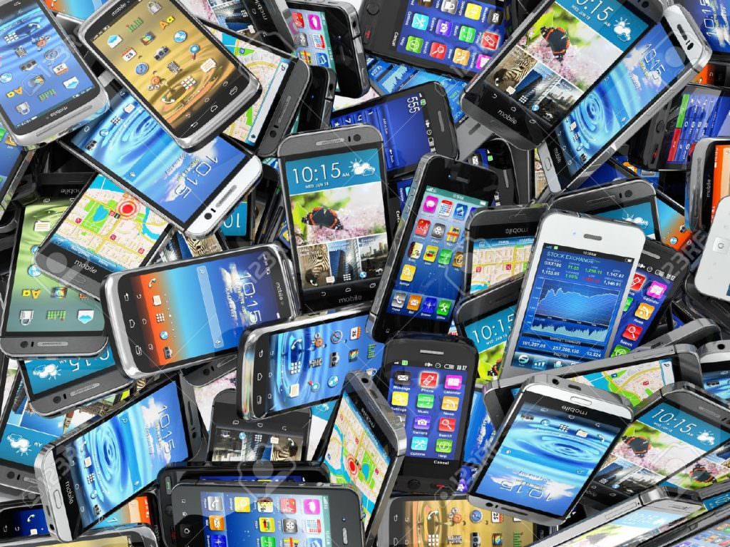 Pile of Cell phones